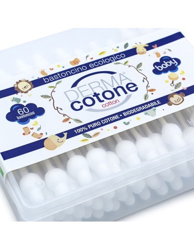dermacotone - 60 bastoncini cotonati sicuri: tuttocasashop.it: igiene e cura della persona