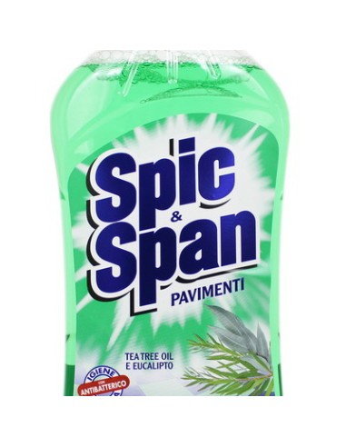 spic&span detergente liquido per pavimenti 1l - tea tree: tuttocasashop.it: pulizia e cura della casa