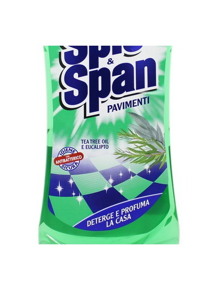 spic&span detergente liquido per pavimenti 1l - tea tree: tuttocasashop.it: pulizia e cura della casa