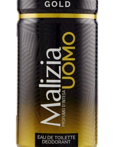 malizia uomo deodorante spray - 150ml - gold: tuttocasashop.it: igiene e cura della persona