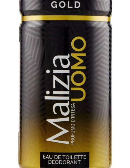 malizia uomo deodorante spray - 150ml - gold: tuttocasashop.it: igiene e cura della persona
