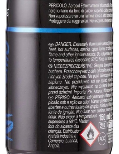 malizia uomo deodorante spray - 150ml - skyline: tuttocasashop.it: igiene e cura della persona