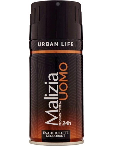 malizia uomo deodorante spray - 150ml - urban life: tuttocasashop.it: igiene e cura della persona