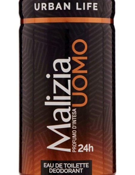 malizia uomo deodorante spray - 150ml - urban life: tuttocasashop.it: igiene e cura della persona