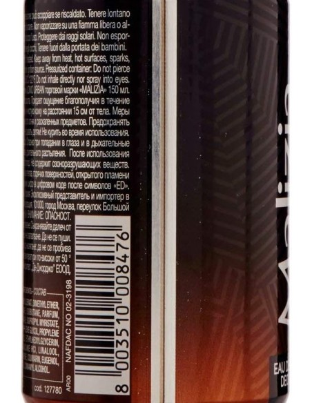 malizia uomo deodorante spray - 150ml - urban life: tuttocasashop.it: igiene e cura della persona
