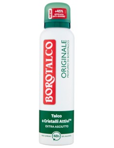 borotalco deodorante spray 150ml - original 48h - talco a cristalli attivi: tuttocasashop.it: igiene e cura della persona