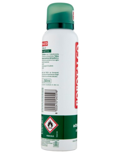 borotalco deodorante spray 150ml - original 48h - talco a cristalli attivi: tuttocasashop.it: igiene e cura della persona