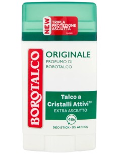 borotalco deodorante stick 40ml - original 48h - talco a cristalli attivi: tuttocasashop.it: igiene e cura della persona
