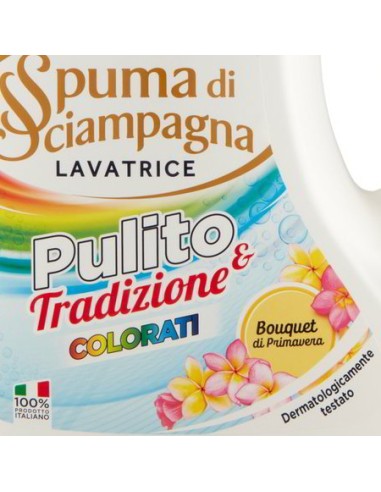spuma di sciampagna detersivo lavatrice - 60 lavaggi - 3l - color: tuttocasashop.it: prodotti per bucato e tessuti