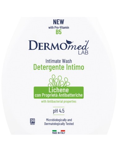 dermomed detergente intimo 250ml - lichene - con proprieta' antibatteriche: tuttocasashop.it: igiene e cura della persona