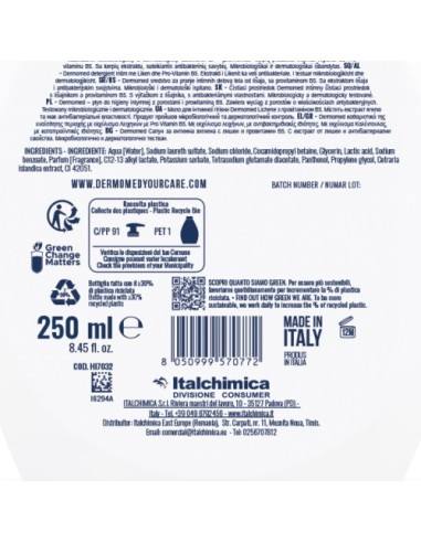dermomed detergente intimo 250ml - lichene - con proprieta' antibatteriche: tuttocasashop.it: igiene e cura della persona