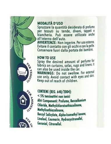 sweet home essenza profumante ambiente e tessuti 250ml - muschio bianco: tuttocasashop.it: pulizia e cura della casa