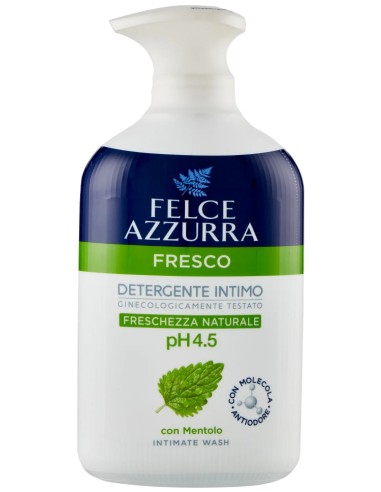 felce azzurra detergente intimo - 250ml - fresco ph 4.5 freschezza naturale: tuttocasashop.it: igiene e cura della persona