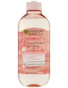 garnier skin active acqua micellare - 400ml - illuminante- acqua di rose: tuttocasashop.it: igiene e cura della persona