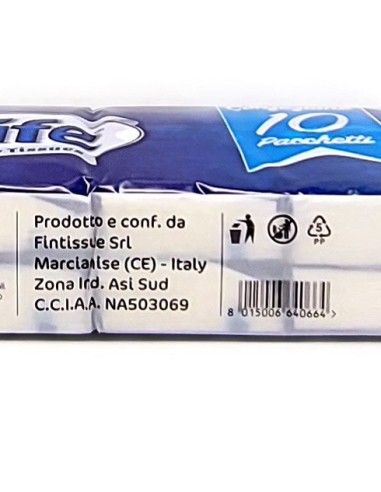 life fazzoletti da naso di carta - 3 veli - 10 pacchetti da 9 pezzi: tuttocasashop.it: carta & monouso