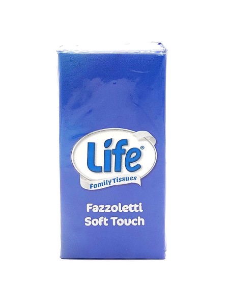 life fazzoletti da naso di carta - 3 veli - 10 pacchetti da 9 pezzi: tuttocasashop.it: carta & monouso