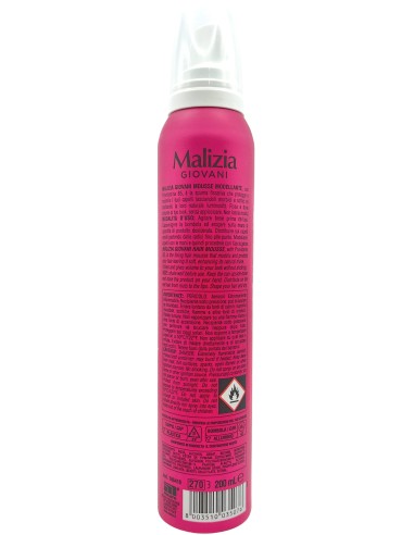 malizia giovani spuma per capelli 200ml - forte: tuttocasashop.it: igiene e cura della persona