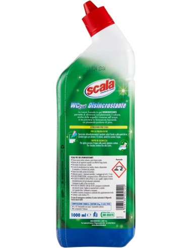 scala wc gel disincrostante - 1 litro - igienizzante - anticalcare: tuttocasashop.it: pulizia e cura della casa