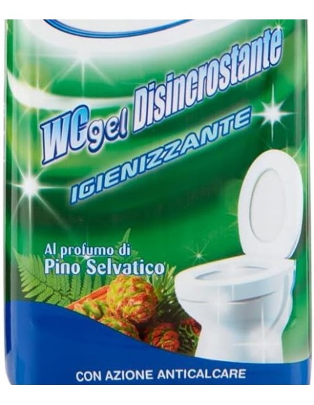 scala wc gel disincrostante - 1 litro - igienizzante - anticalcare: tuttocasashop.it: pulizia e cura della casa
