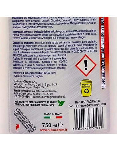 spryl gel detergente pavimenti profumante ultra concentrato 750ml - ocra: tuttocasashop.it: pulizia e cura della casa