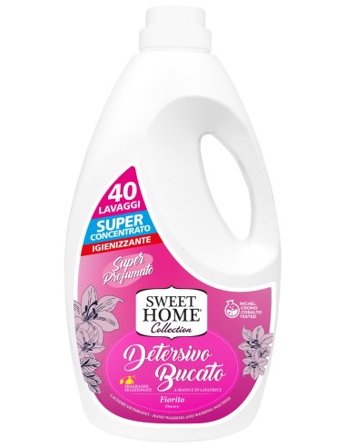 sweet home detersivo liquido per bucato - 40 lavaggi - 2 litri - fiorito: tuttocasashop.it: prodotti per bucato e tessuti