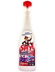 spryl gel detergente pavimenti profumante ultra concentrato 750ml - porpora: tuttocasashop.it: pulizia e cura della casa