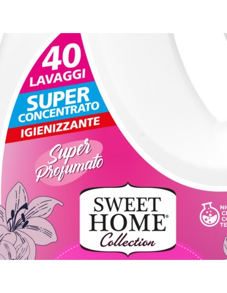 sweet home detersivo liquido per bucato - 40 lavaggi - 2 litri - fiorito: tuttocasashop.it: prodotti per bucato e tessuti