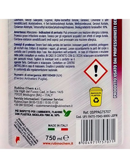 spryl gel detergente pavimenti profumante ultra concentrato 750ml - porpora: tuttocasashop.it: pulizia e cura della casa