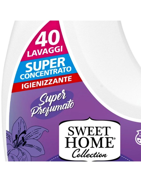 sweet home detersivo liquido per bucato - 40 lavaggi - 2 litri - lavanda: tuttocasashop.it: prodotti per bucato e tessuti