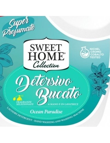 sweet home detersivo liquido per bucato 40 lavaggi 2 litri - ocean paradise: tuttocasashop.it: prodotti per bucato e tessuti