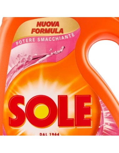 sole detersivo lavatrice liquido - 41 lavaggi 1845ml - potere smacchiante: tuttocasashop.it: prodotti per bucato e tessuti