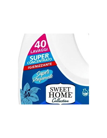 sweet home detersivo liquido per bucato - 40 lavaggi - 2 litri - talco: tuttocasashop.it: prodotti per bucato e tessuti