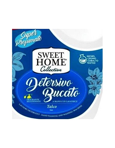sweet home detersivo liquido per bucato - 40 lavaggi - 2 litri - talco: tuttocasashop.it: prodotti per bucato e tessuti