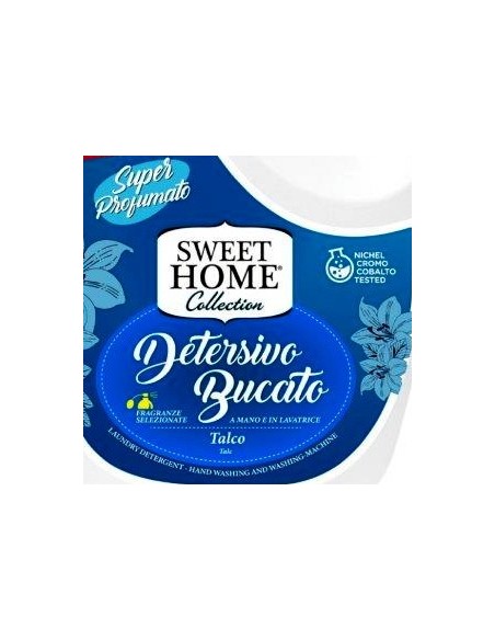 sweet home detersivo liquido per bucato - 40 lavaggi - 2 litri - talco: tuttocasashop.it: prodotti per bucato e tessuti