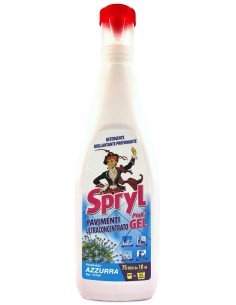 spryl gel detergente pavimenti profumante ultra concentrato 750ml - azzurra: tuttocasashop.it: pulizia e cura della casa