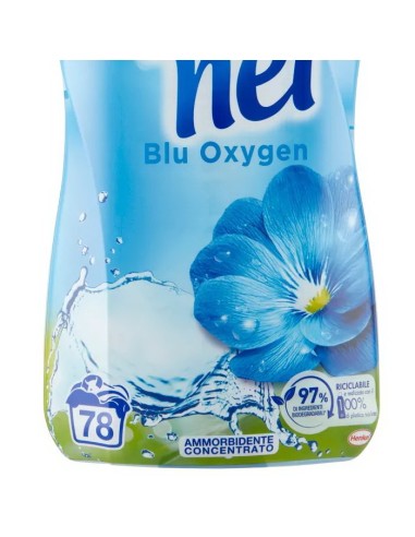 vernel ammorbidente concentrato - 78 lavaggi - 1950ml - blu oxygen: tuttocasashop.it: prodotti per bucato e tessuti