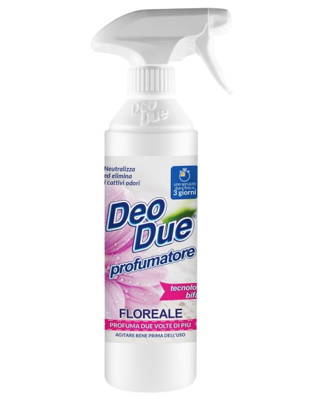 deo due profumatore bifase profumante neutralizzante - 500ml - floreale: tuttocasashop.it: pulizia e cura della casa