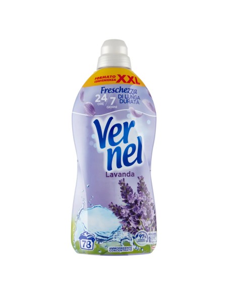 vernel ammorbidente concentrato - 78 lavaggi - 1950ml - lavanda: tuttocasashop.it: prodotti per bucato e tessuti