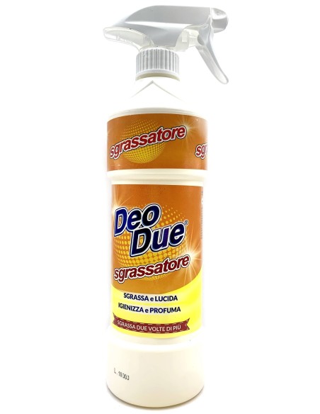 deo due sgrassatore 750ml - sgrassa lucida igienizza profuma: tuttocasashop.it: pulizia e cura della casa