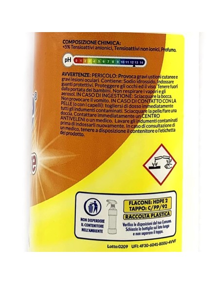 deo due sgrassatore 750ml - sgrassa lucida igienizza profuma: tuttocasashop.it: pulizia e cura della casa