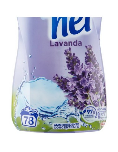 vernel ammorbidente concentrato - 78 lavaggi - 1950ml - lavanda: tuttocasashop.it: prodotti per bucato e tessuti
