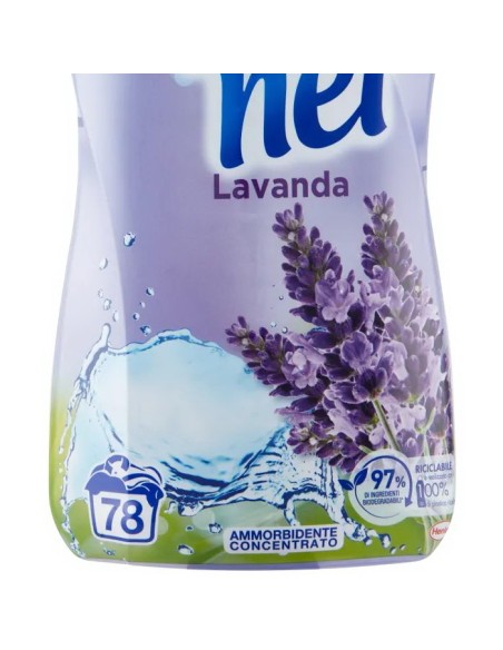 vernel ammorbidente concentrato - 78 lavaggi - 1950ml - lavanda: tuttocasashop.it: prodotti per bucato e tessuti
