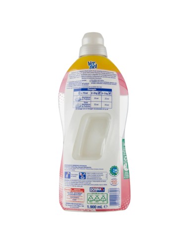 vernel ammorbidente concentrato - 78 lavaggi - 1950ml - floreale - fresh: tuttocasashop.it: prodotti per bucato e tessuti
