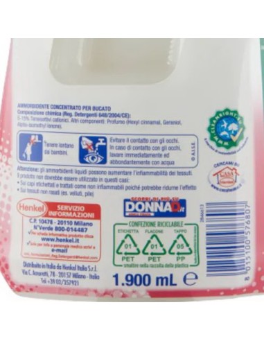 vernel ammorbidente concentrato - 78 lavaggi - 1950ml - floreale - fresh: tuttocasashop.it: prodotti per bucato e tessuti