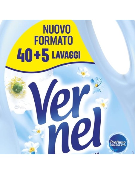vernel ammorbidente per bucato - 45 lavaggi - 2970ml - blu oxygen: tuttocasashop.it: prodotti per bucato e tessuti