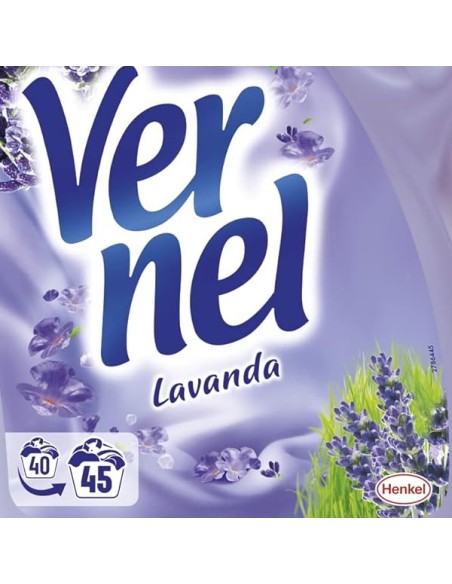 vernel ammorbidente per bucato - 45 lavaggi - 2970ml - lavanda: tuttocasashop.it: prodotti per bucato e tessuti