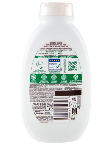 ultra dolce shampoo 250ml delicato lenitivo - delicatezza d'avena: tuttocasashop.it: igiene e cura della persona