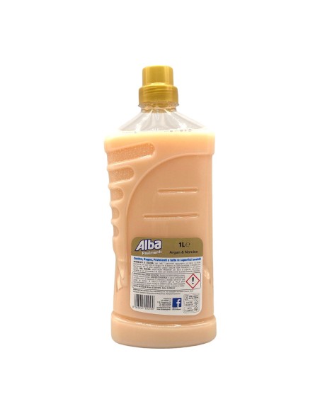 alba pavimenti detergente liquido - 1 litro - argan & narciso: tuttocasashop.it: pulizia e cura della casa