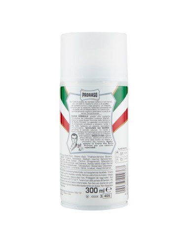 proraso schiuma da barba - 300ml - pelli sensibili - te' verde e avena: tuttocasashop.it: igiene e cura della persona