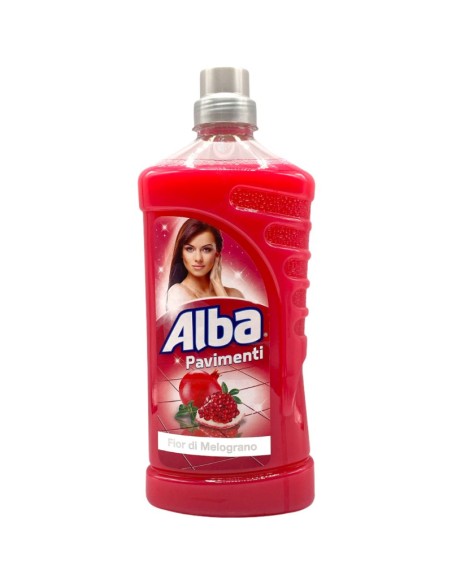 alba pavimenti detergente liquido - 1 litro - fiori di melograno: tuttocasashop.it: pulizia e cura della casa